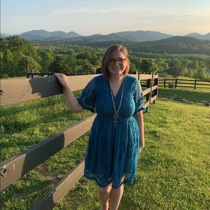 Blue Lace Altrd State Dress